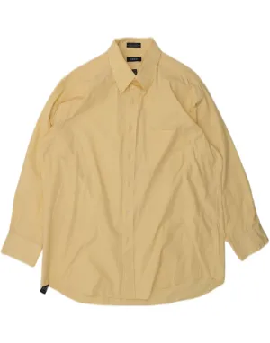 Bold Hue IZOD Mens Shirt Size 17 1/2 XL Yellow Cotton
