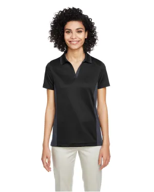 Harriton M386W Ladies' Flash Snag Protection Plus IL Colorblock Polo Comfort Style Unstructured Hem
