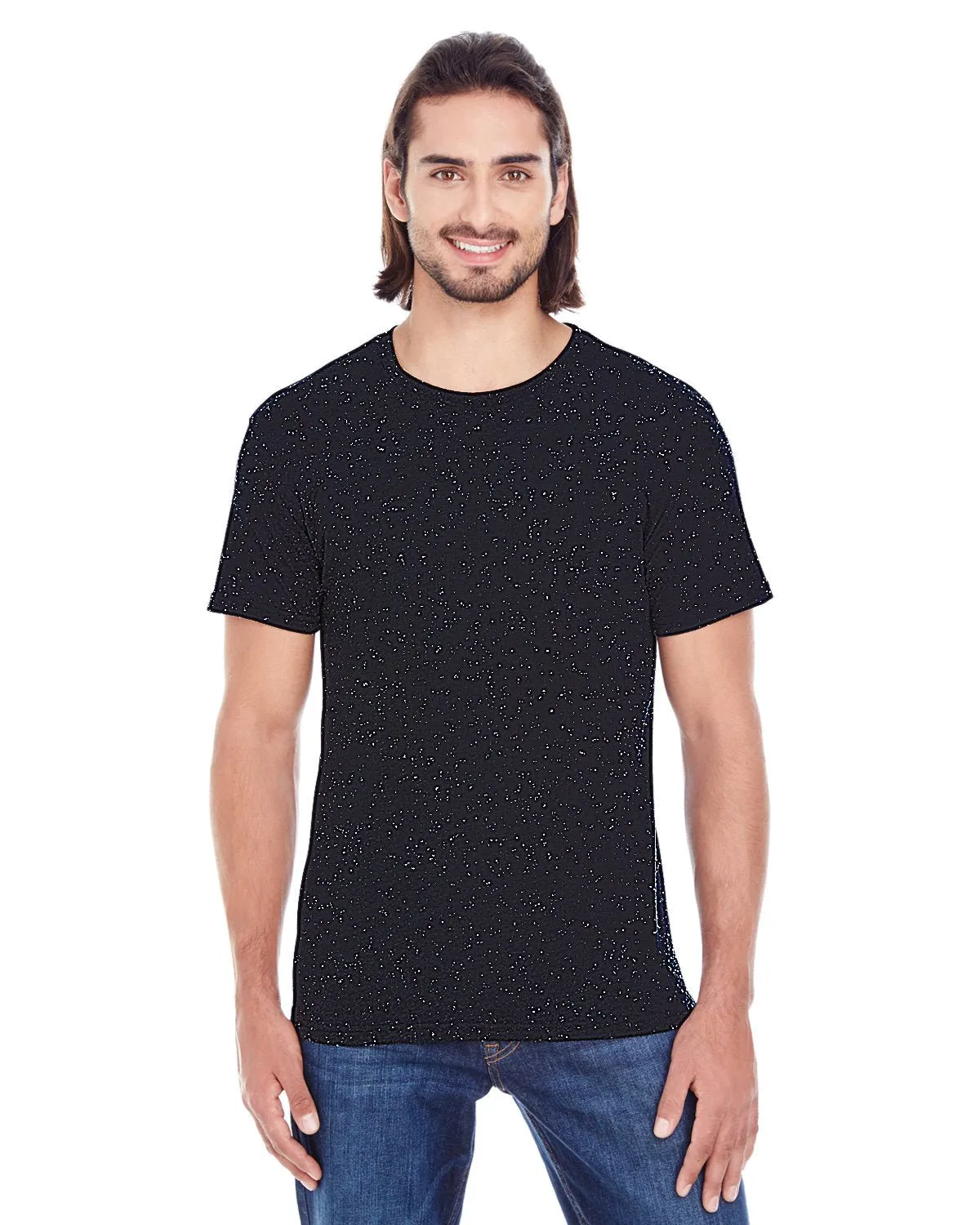 Office Wear Comfortable Shape Threadfast Apparel 103A Men's Triblend Fleck Short-Sleeve T-Shirt