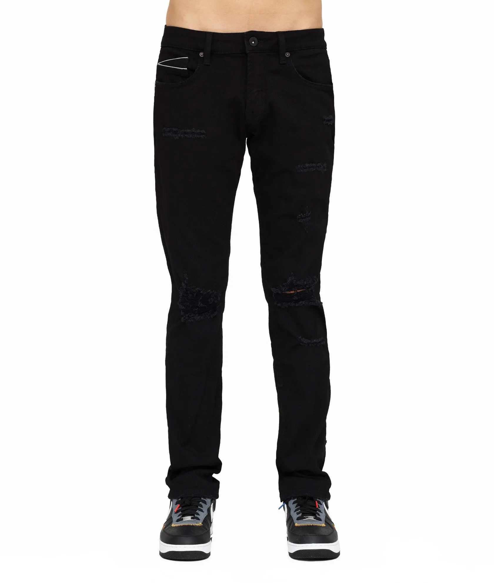 ROCKER SLIM - PREMIUM STRETCH IN BLACK INK JEANS Neutral Casual Comfort Stretch