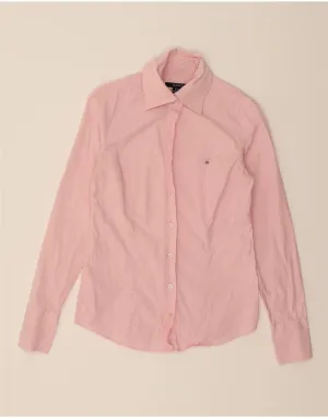 GANT Womens Shirt UK 8 Small Pink Cotton Non Restrictive Armhole