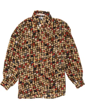 Vibrant Colors Subtle patterns VINTAGE Womens Shirt Blouse UK 16 Large Multicoloured Spotted
