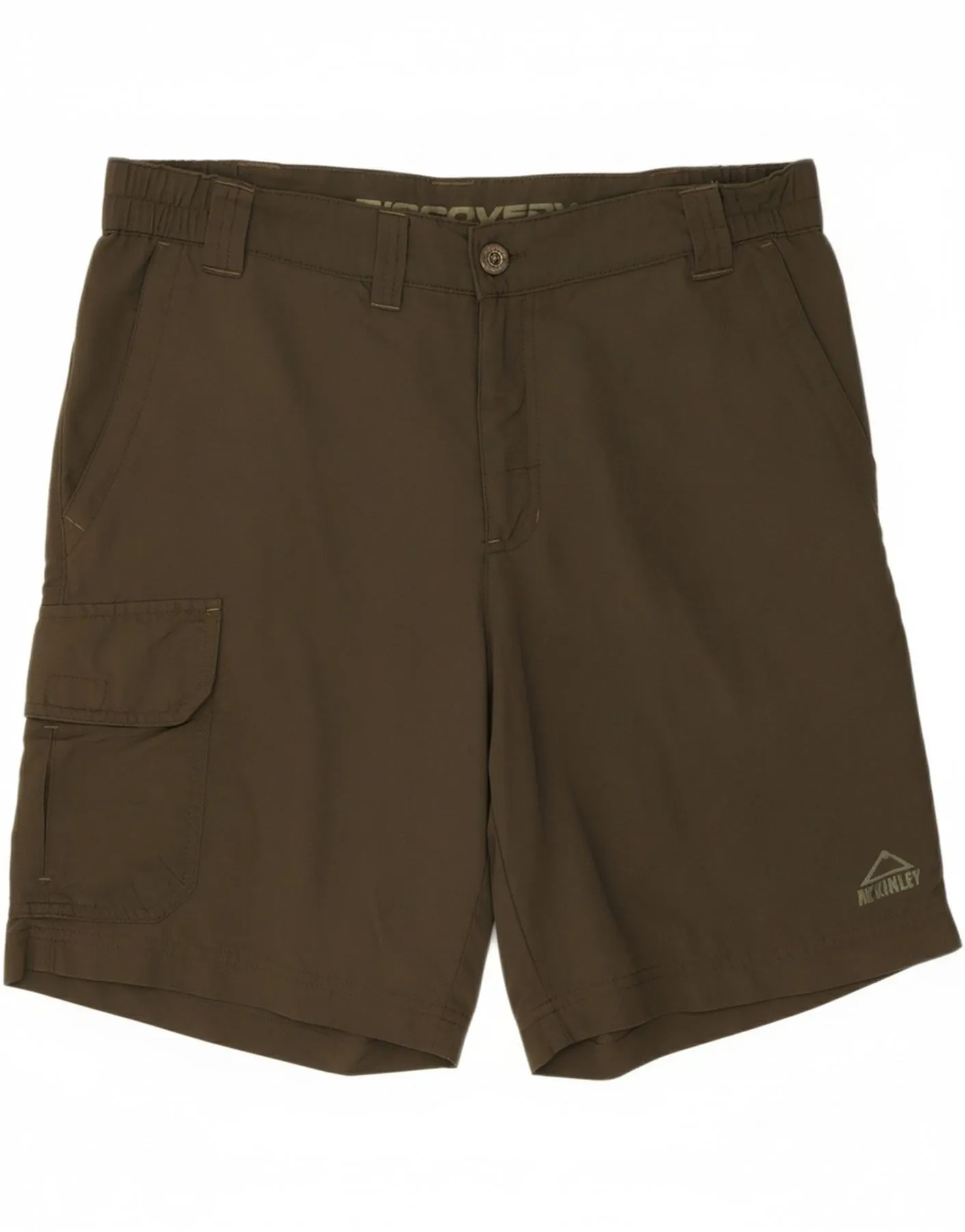 activewear option MC KINLEY Mens Cargo Shorts W34 Large Khaki Polyamide