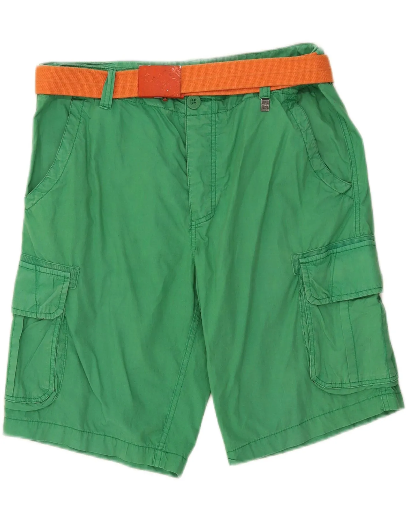 hypoallergenic material CMP Mens Cargo Shorts IT 52 XL W36 Green Cotton