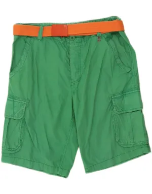 hypoallergenic material CMP Mens Cargo Shorts IT 52 XL W36 Green Cotton