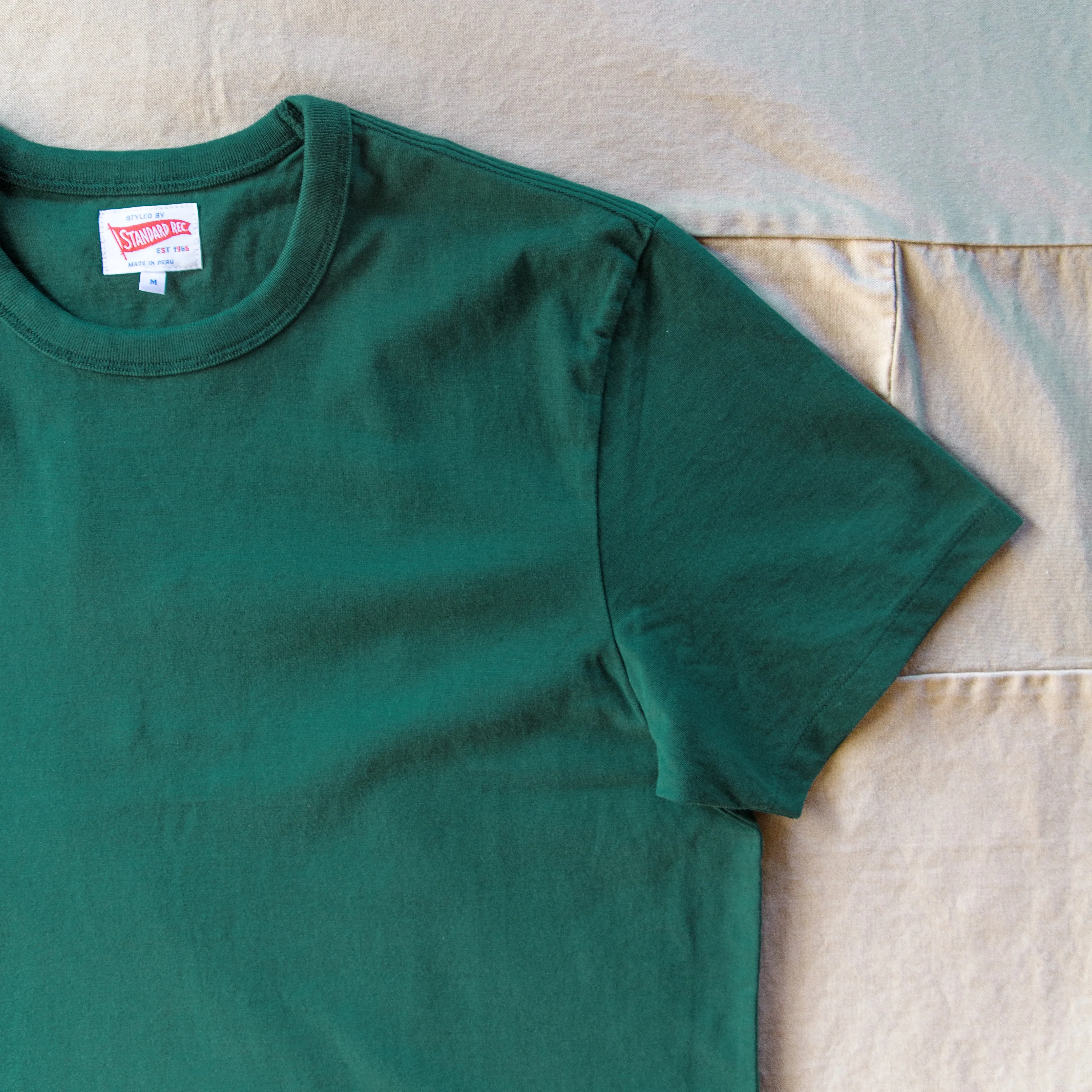 quick dry Short Sleeve Banner T-shirt, Green