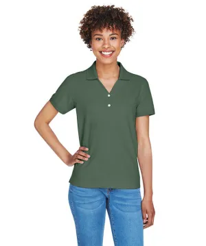 D100W - Devon & Jones Ladies Pima Piqu?? Y-Collar Polo Shirt Summer Outing