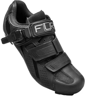 Train Easy Knit Fabric Design FLR F15.III Mens Road Cycling Shoes - Black