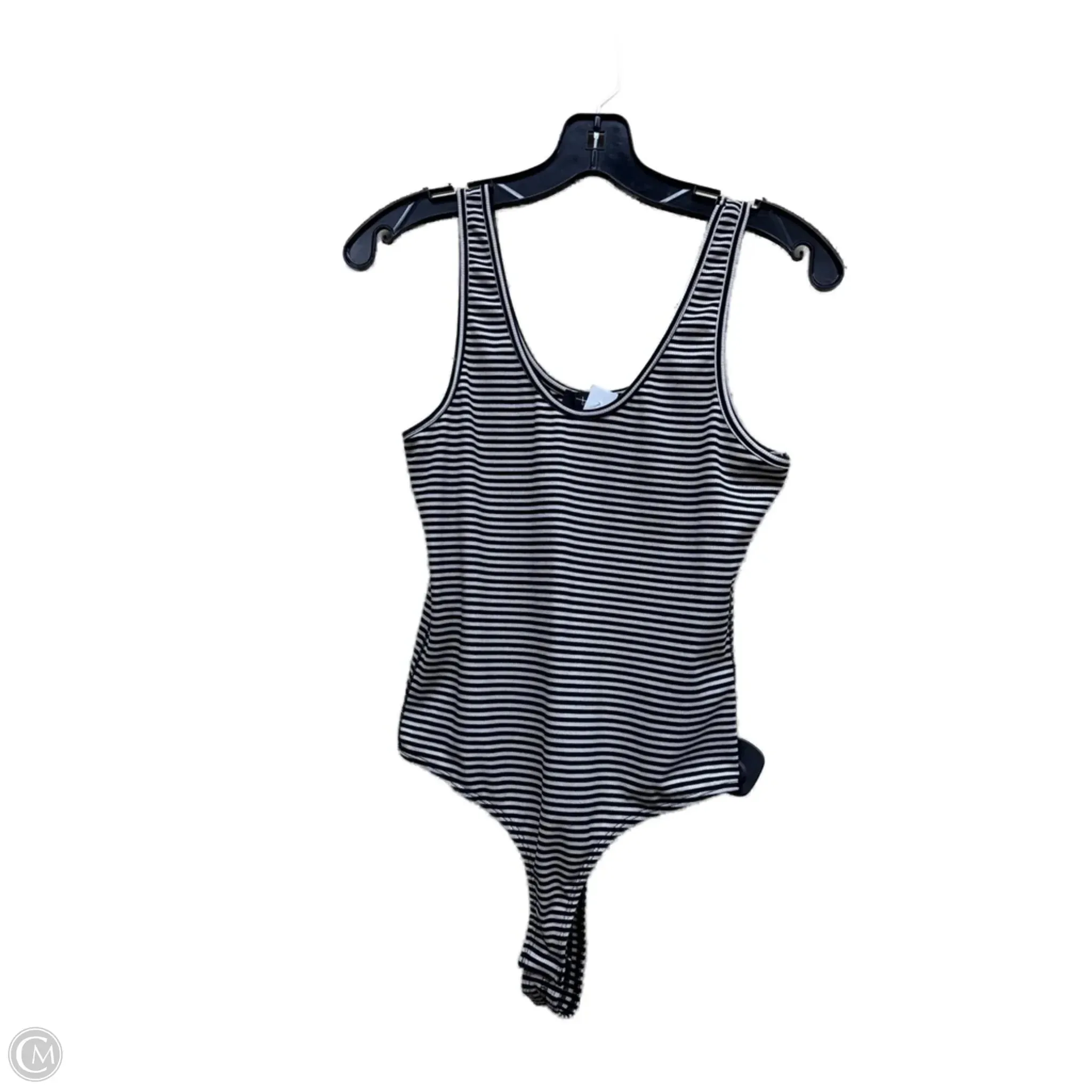 Bodysuit By Lulus In Striped Pattern, Size: L cozy bodysuit layered bodysuit