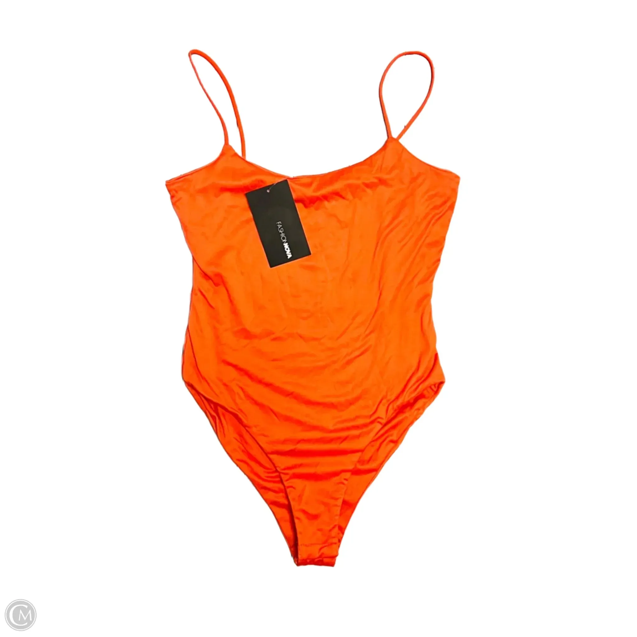 basic bodysuit wool bodysuit Bodysuit By Fashion Nova In Orange, Size: S