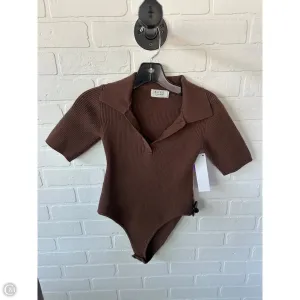 Bodysuit By Charlie Holiday In Brown, Size: Xs boho bodysuit