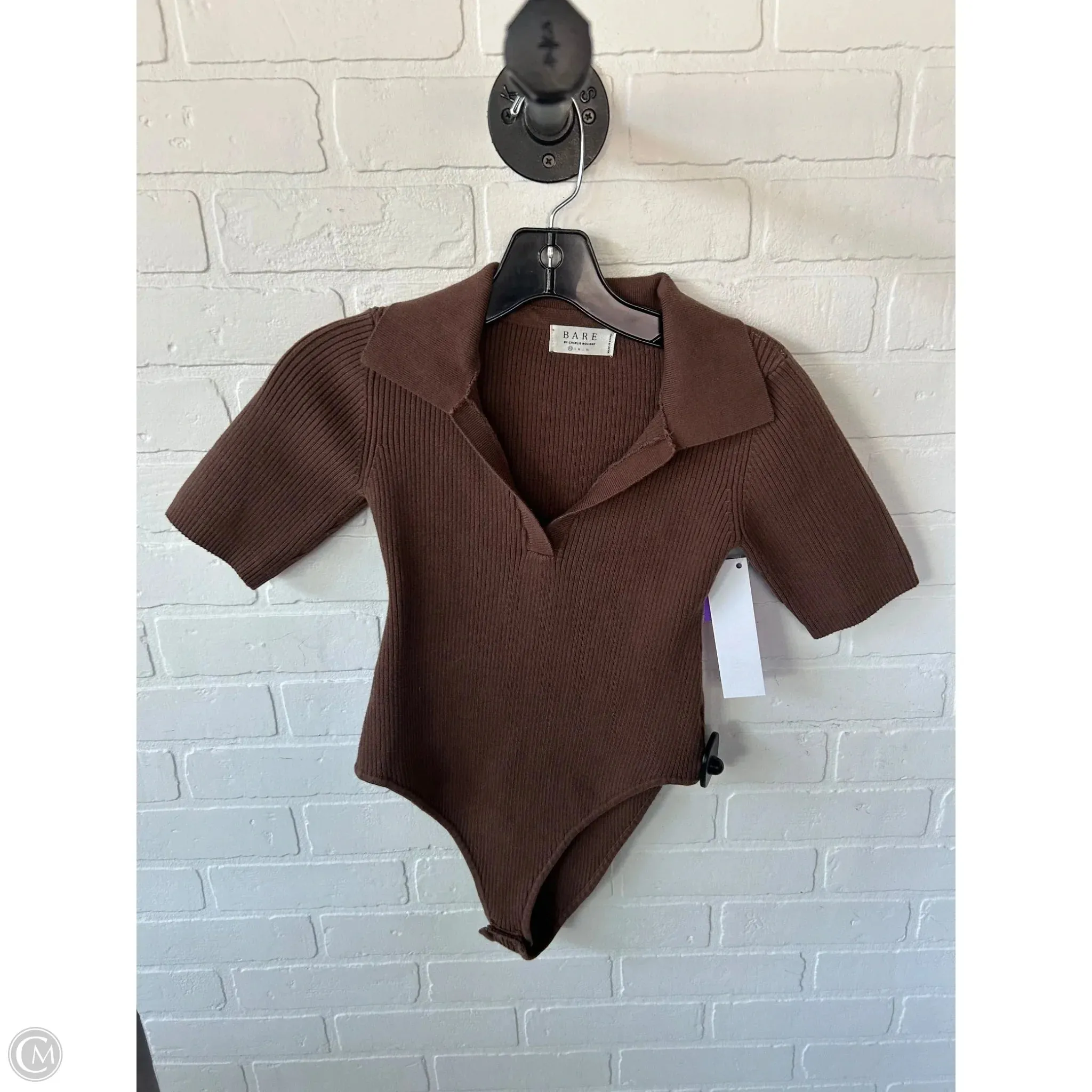 Bodysuit By Charlie Holiday In Brown, Size: Xs boho bodysuit