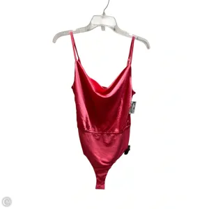 nylon bodysuit Bodysuit By Clothes Mentor In Pink, Size: Xs