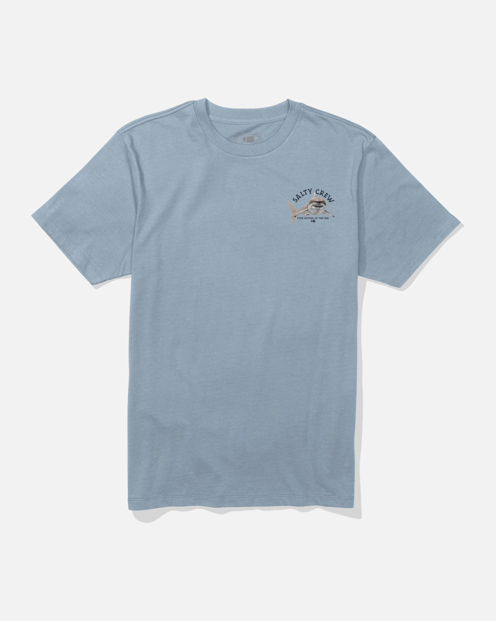 Lurking Tee - Blue Fog Layered Style Cozy Look Wear