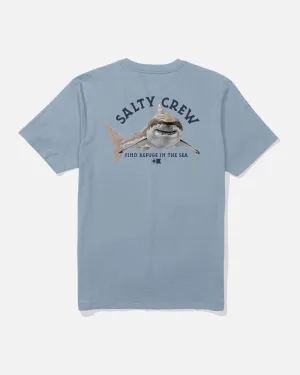 Breathable Look Urban Trend Lurking Tee - Blue Fog