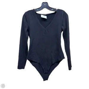 green bodysuit metallic bodysuit Bodysuit By Clothes Mentor In Black, Size: L