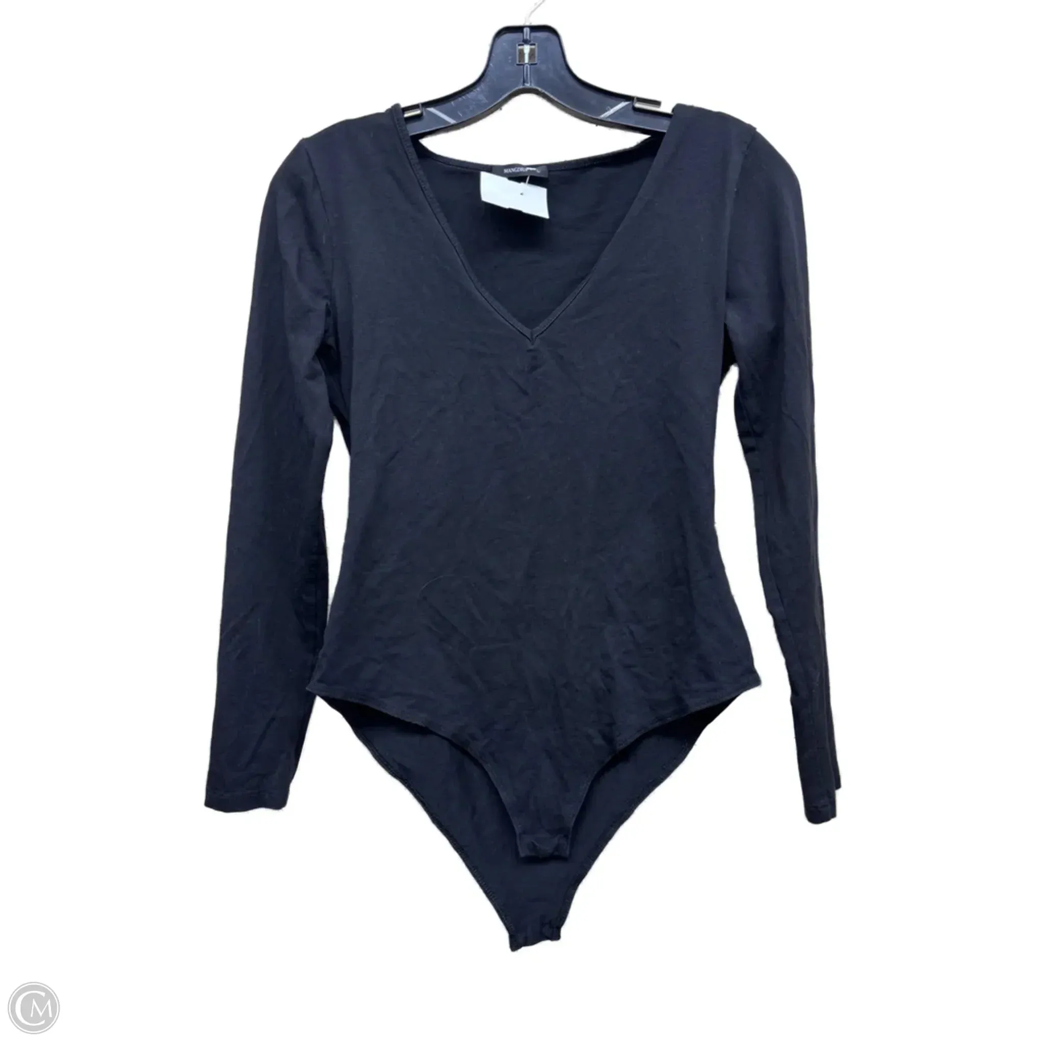 green bodysuit metallic bodysuit Bodysuit By Clothes Mentor In Black, Size: L