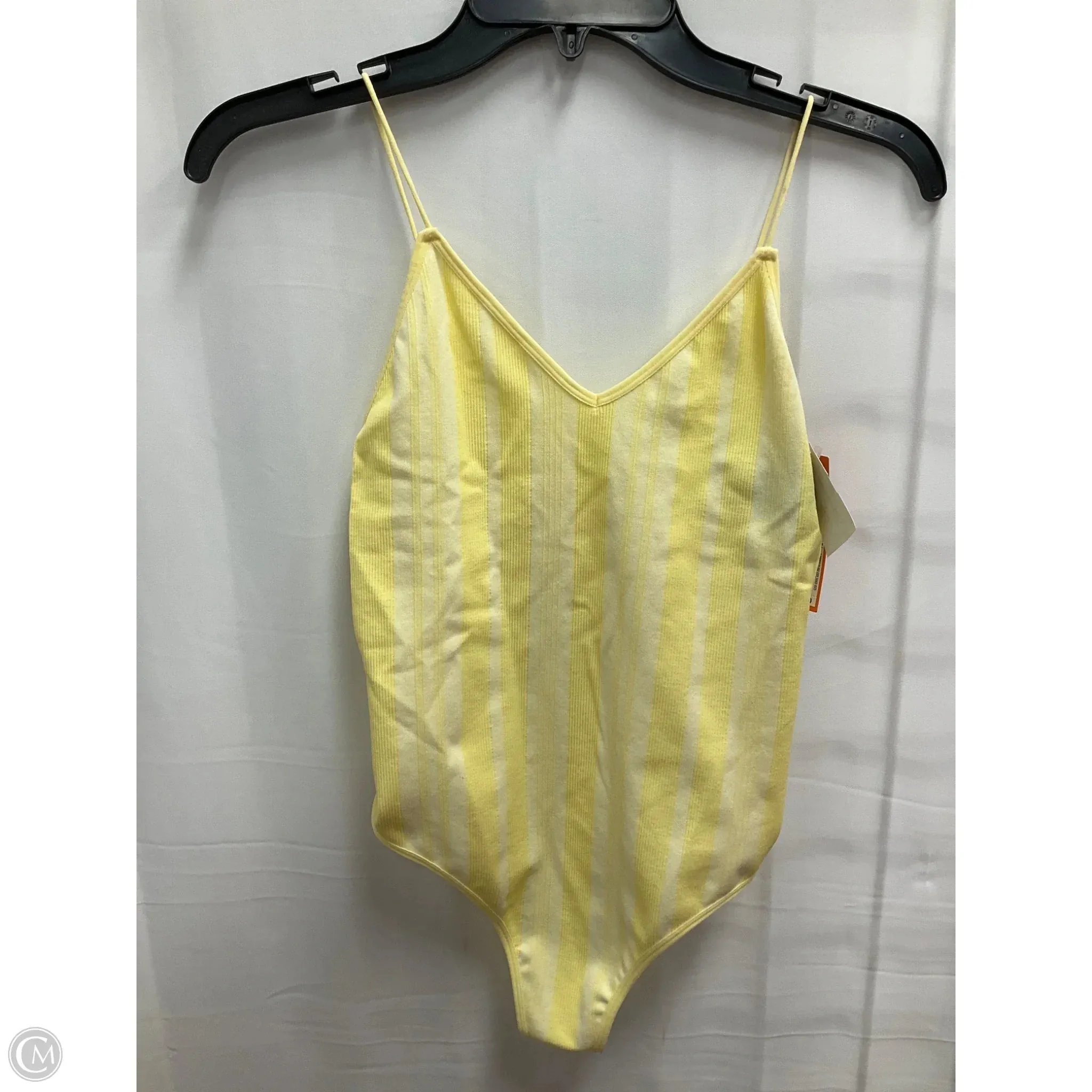 party bodysuit luxury bodysuit Bodysuit By Colsie In Yellow, Size: M