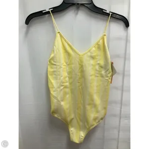 party bodysuit luxury bodysuit Bodysuit By Colsie In Yellow, Size: M