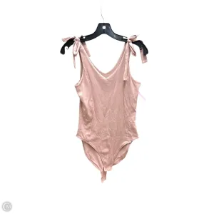 red bodysuit Bodysuit By Old Navy In Pink, Size: M