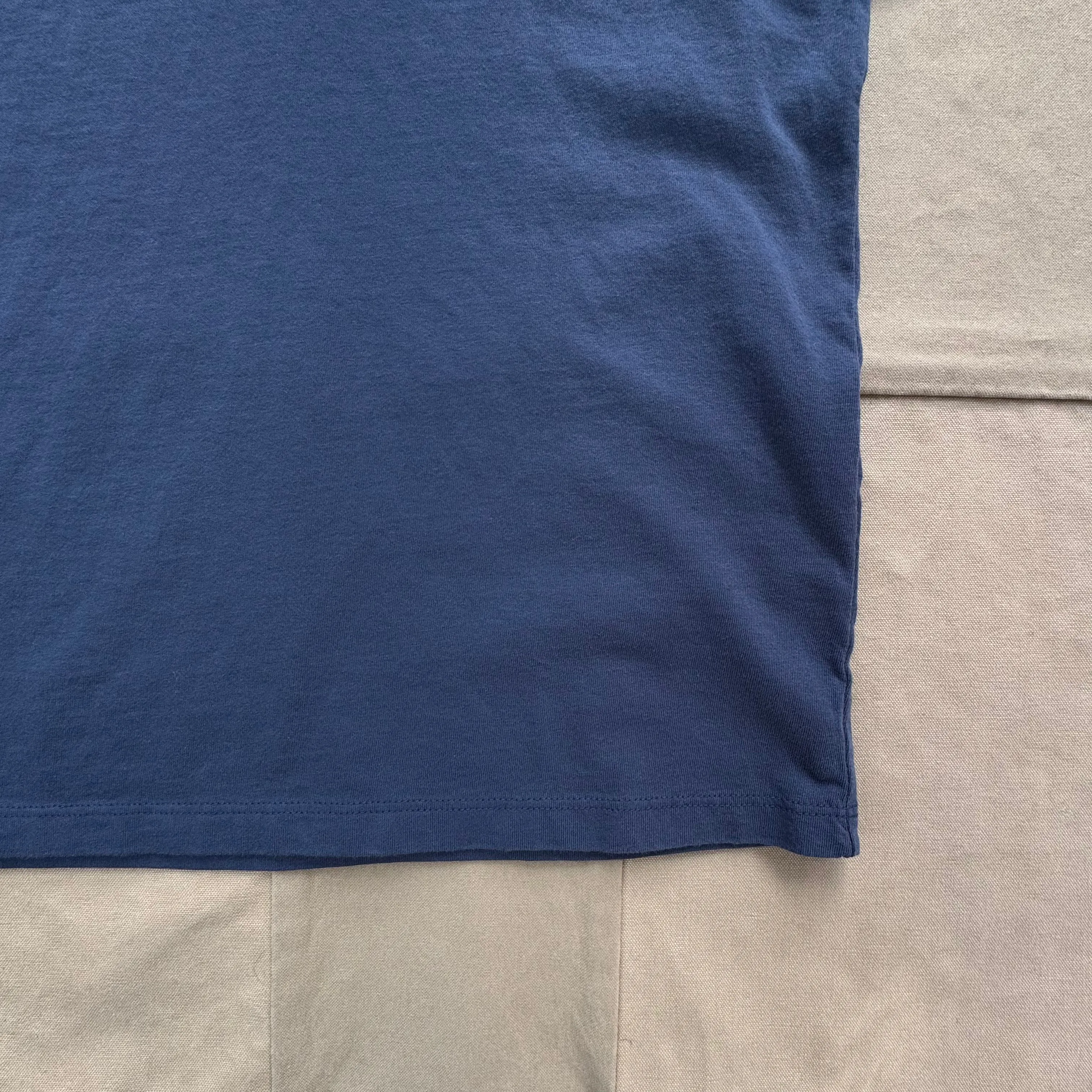 Lightweight Fashion Short Sleeve Banner T-shirt, Navy