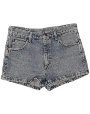 Fall Fashion WRANGLER Womens Denim Shorts W33 Large  Blue Cotton