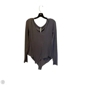 Bodysuit By Free People In Grey, Size: L pajama bodysuit