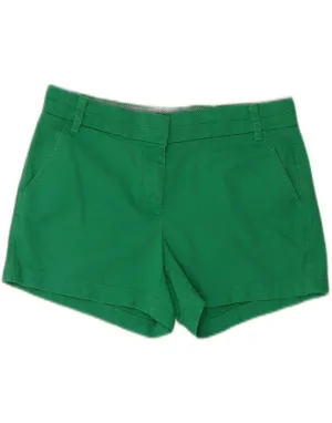 All day wearability Formal Elegance J. CREW Womens Chino Shorts US 8 Medium W34 Green Cotton