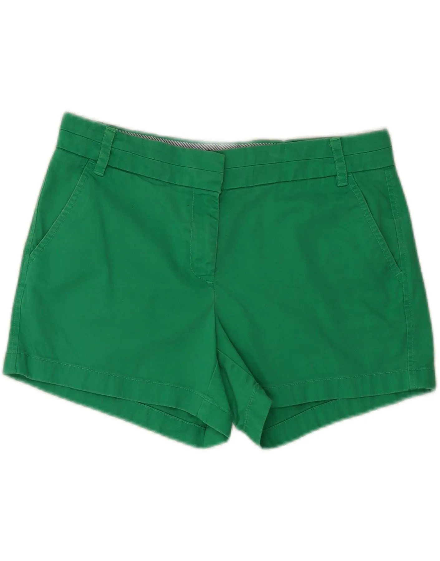All day wearability Formal Elegance J. CREW Womens Chino Shorts US 8 Medium W34 Green Cotton