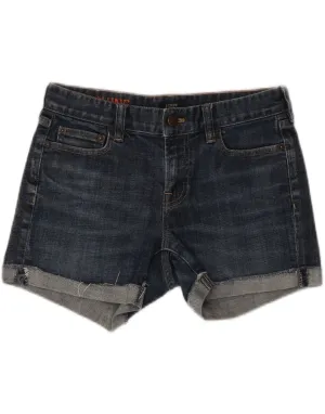 UV Protection J. CREW Womens Stretch Denim Shorts US 0 XS W28  Navy Blue Cotton