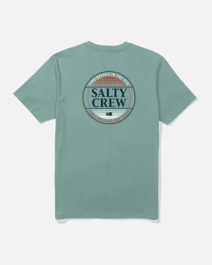 Plus size confidence Simple Fade Tee - Mackerel
