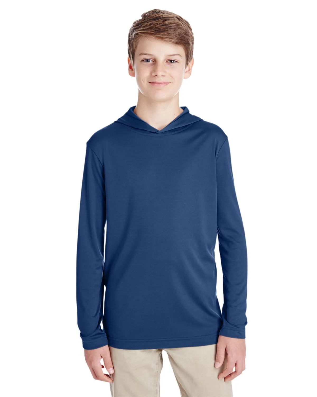 spandex blend Team 365 TT41Y Youth Zone Performance Hoodie