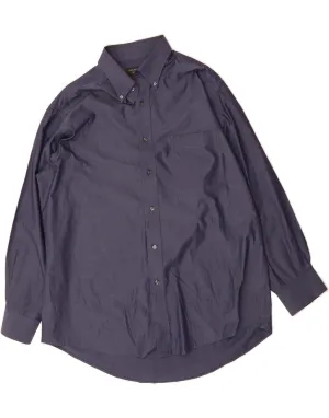 Lace Accent Lightweight Construction DOCKERS Mens Shirt Size 16 1/2 Large Navy Blue