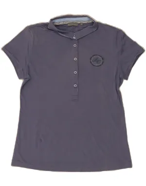 BEST COMPANY Womens Polo Shirt UK 18 XL Blue Cotton Durable Collar Construction