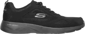 Skechers Dynamight 2.0 Mens Training Shoes - Black All-Weather Comfort Adaptive Lacing Mechanism