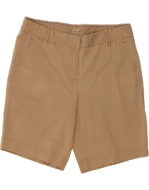 Party Ready J. CREW Womens Chino Shorts US 10 Large W34  Beige Cotton