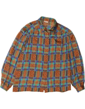 Cruise Collection BASLER Womens Shirt UK 14 Large Brown Check