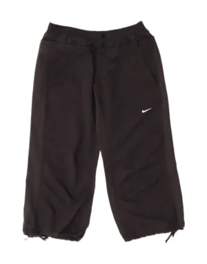 NIKE Womens Dri Fit Low Waist Bermuda Shorts Medium W28 L24 Black Casual Hangout