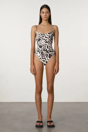 Dynamic Tension Control Anti Bacterial Zulu & Zephyr - Paint Flower Reversible One Piece