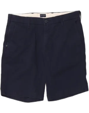 Limited Edition Mid - rise DOCKERS Mens Chino Shorts W34 Large  Navy Blue Cotton