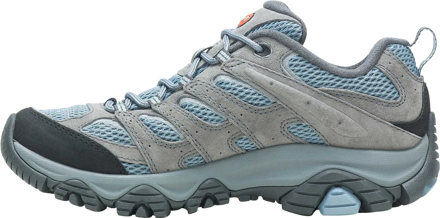 Merrell Moab 3 Womens Walking Shoes - Grey Multi-Terrain Fit Base Support