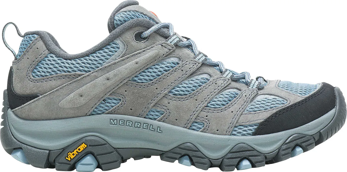 Merrell Moab 3 Womens Walking Shoes - Grey Anti-Slip Grip All Terrain Protection