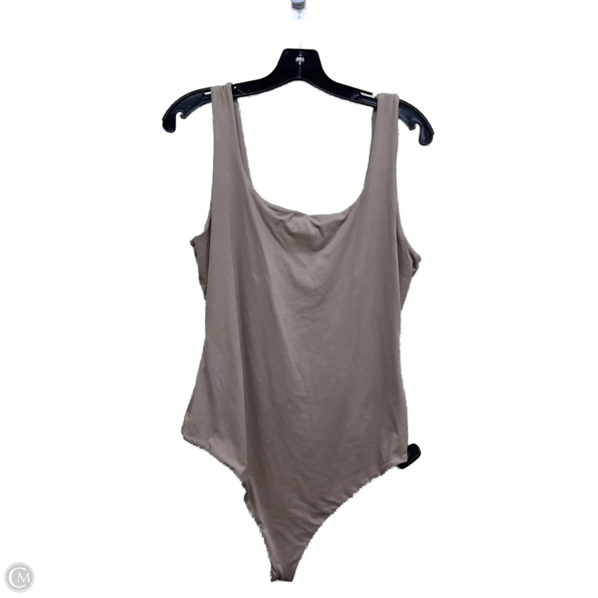 romantic bodysuit Bodysuit By Clothes Mentor In Tan, Size: 1x