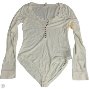 office chic bodysuit strapless bodysuit Bodysuit By Free People In Cream, Size: L