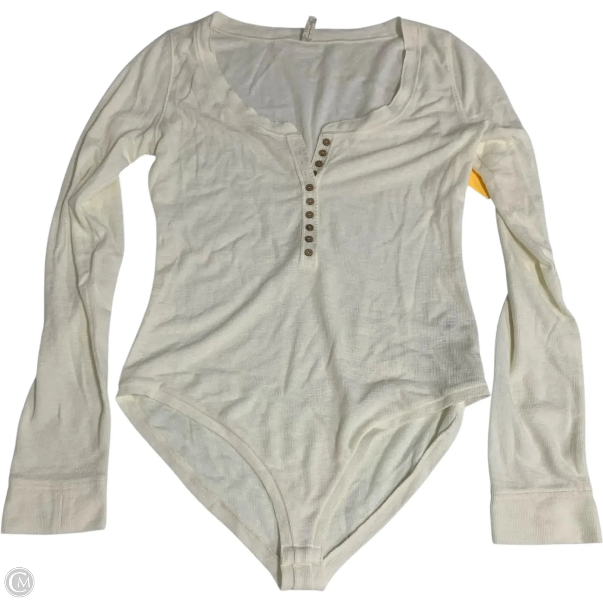 office chic bodysuit strapless bodysuit Bodysuit By Free People In Cream, Size: L