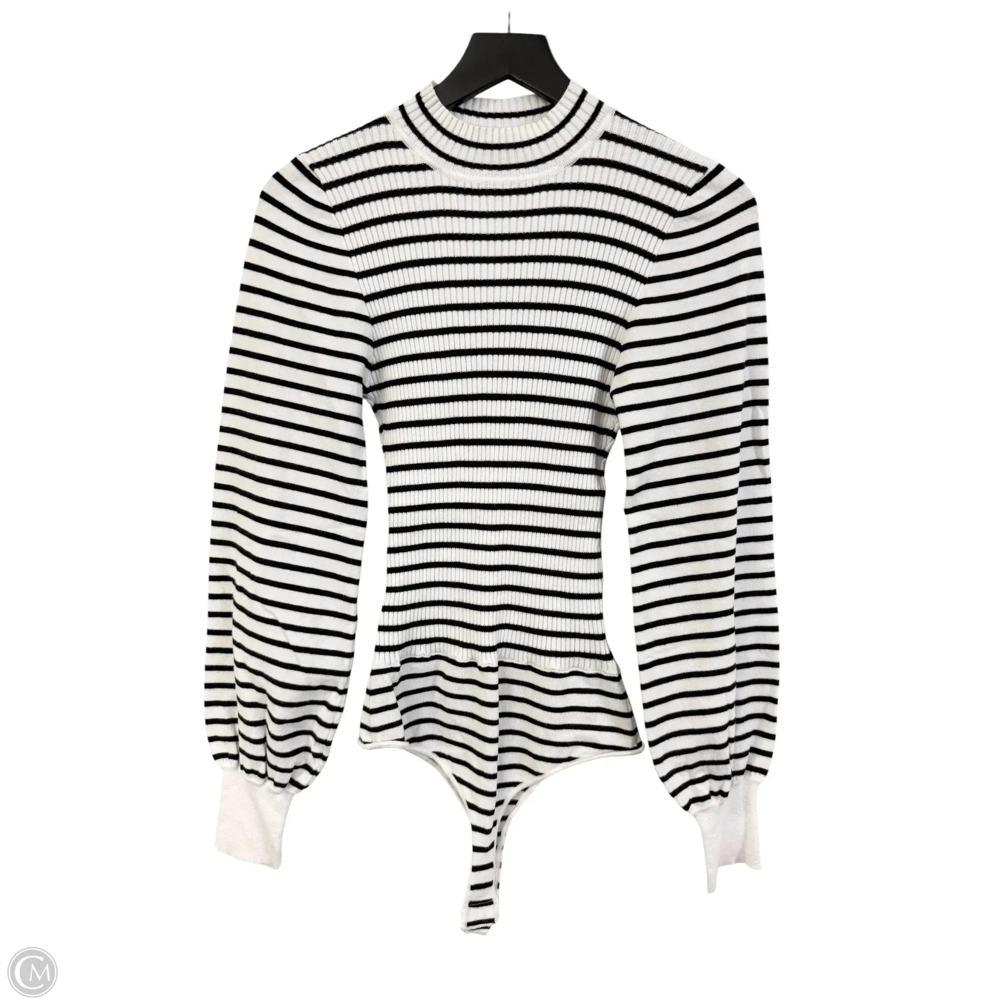 Bodysuit By Hem & Thread In Black & White, Size: M instagram bodysuit