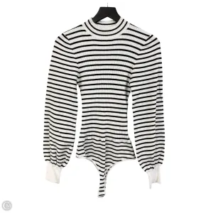 Bodysuit By Hem & Thread In Black & White, Size: M instagram bodysuit