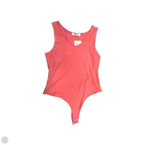 turtleneck bodysuit modern bodysuit Bodysuit By Double Zero In Coral, Size: M