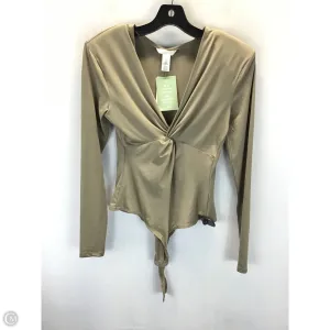 Bodysuit By H&m In Taupe, Size: M designer bodysuit