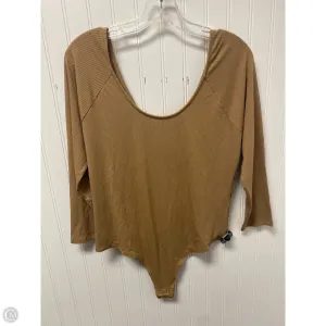 Bodysuit By Banana Republic In Tan, Size: L high fashion bodysuit
